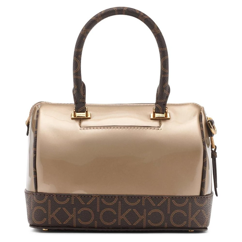 商品Calvin Klein|Ashley Pearlized Mini Top Zipper Satchel,价格¥588,第3张图片详细描述