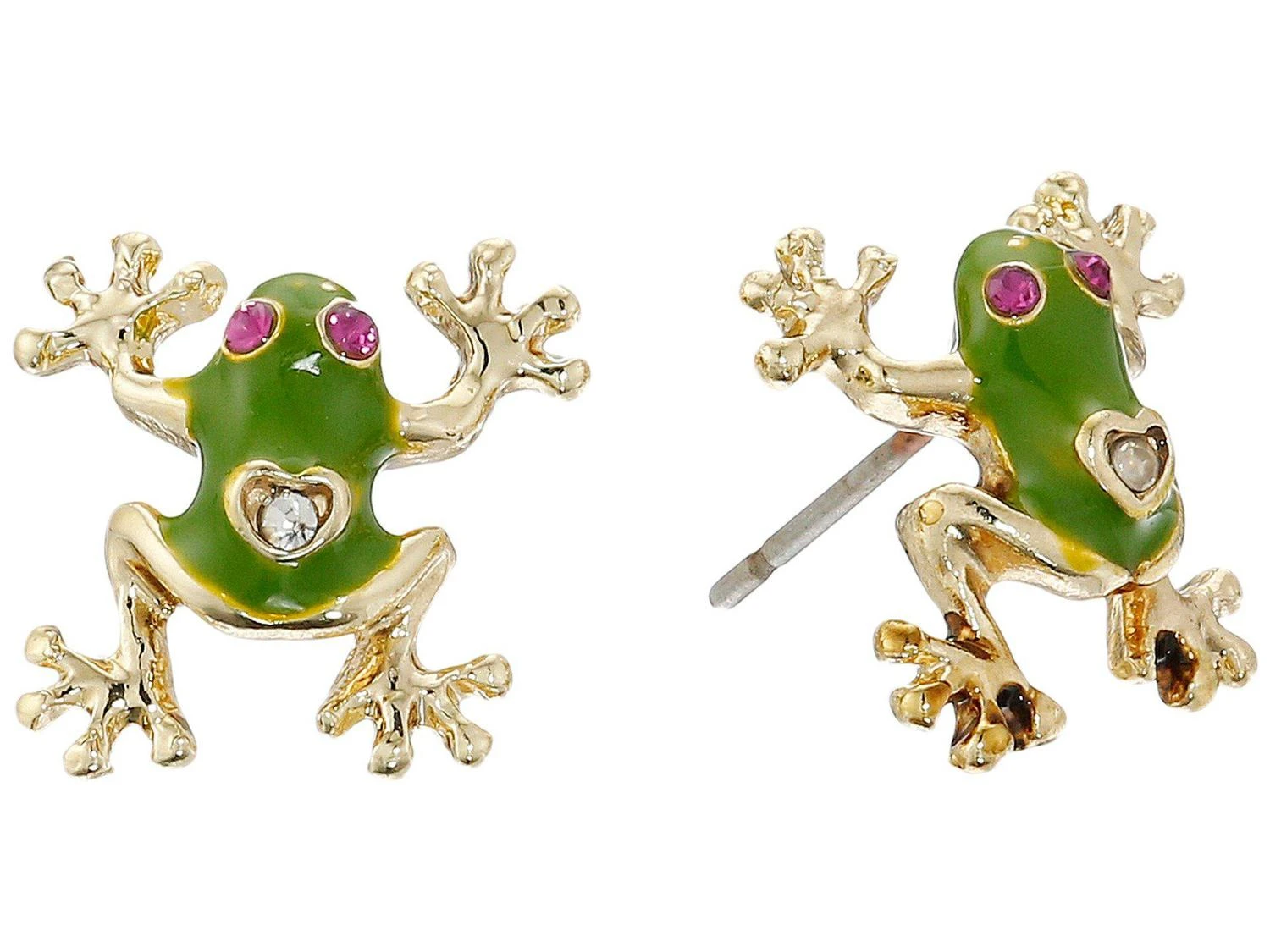 商品Betsey Johnson|Jungle Book Frog Stud Earrings,价格¥169,第1张图片