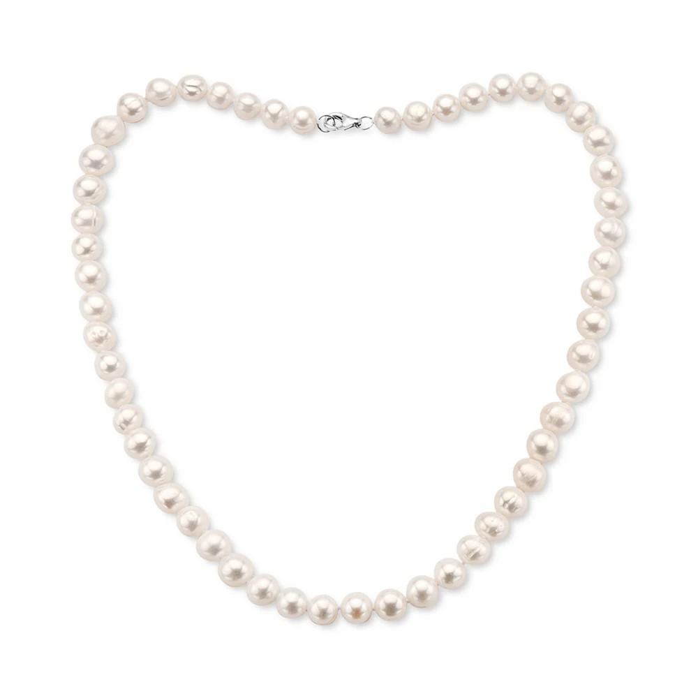 商品Effy|EFFY® White Cultured Freshwater Pearl (7 mm) 18" Statement Necklace (Also in Gray, Pink, & Multicolor Cultured Freshwater Pearl),价格¥293,第1张图片