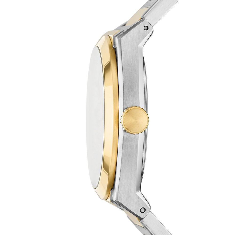 商品Fossil|Men's Everett Two-Tone Stainless Steel Bracelet Watch 42mm,价格¥1161,第4张图片详细描述
