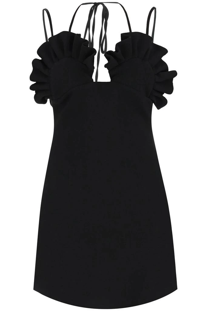 商品GIUSEPPE DI MORABITO|RUFFLED CREPE MINI DRESS,价格¥3564,第1张图片