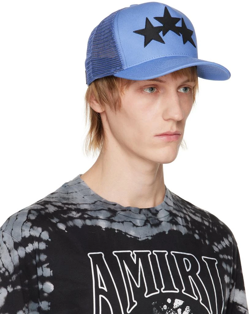 商品AMIRI|Blue Embroidered Cap,价格¥1711,第2张图片详细描述