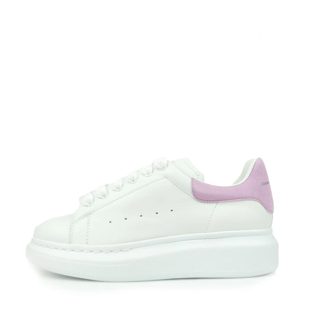 White & Lilac Lace Up Trainers 商品