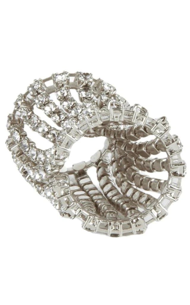 商品Gucci|Long Crystal Interlocking GG Ring,价格¥6403,第4张图片详细描述