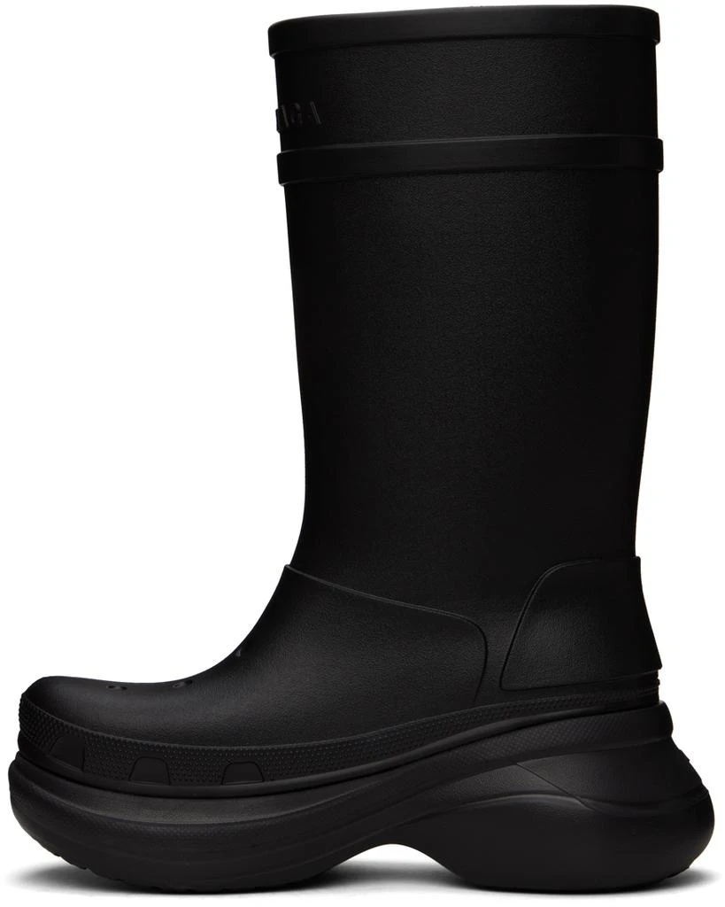 商品Balenciaga|Black Crocs Edition Boots,价格¥4963,第3张图片详细描述