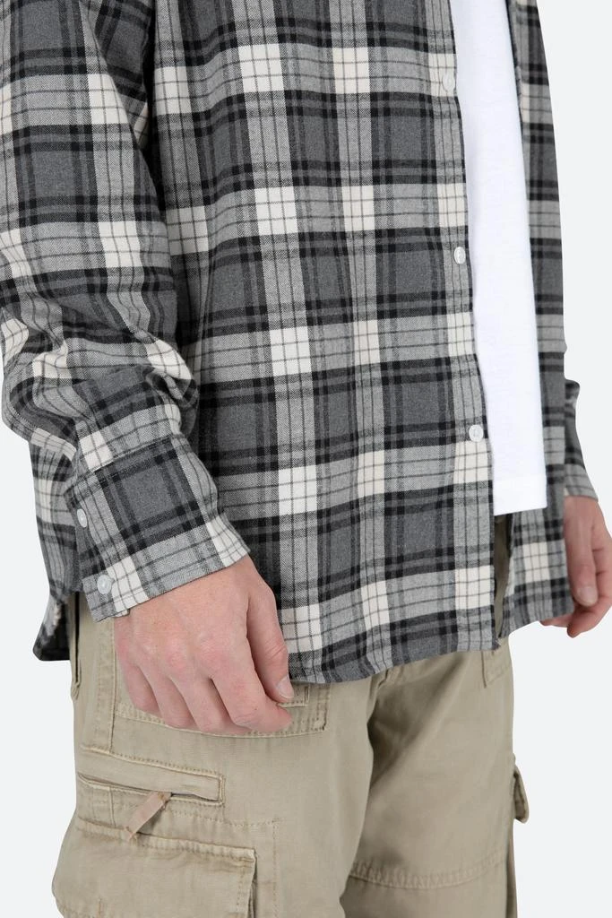Basic Flannel Shirt - Brown/Grey 商品