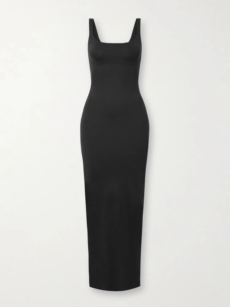 商品SKIMS|Tank Long 修身吊带连衣裙 （颜色：onyx）,价格¥1031,第1张图片