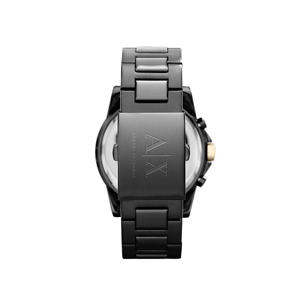 商品Armani Exchange|AX Men's Black Stainless Steel Bracelet Watch 45mm,价格¥1199,第5张图片详细描述