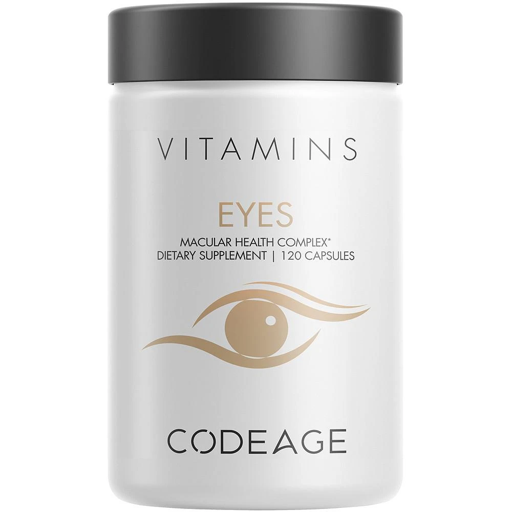 商品Codeage|Eyes Vitamins , AREDS 2 Inspired, Astaxanthin, Lutein, Meso Zeaxanthin Supplement - 120ct,价格¥285,第1张图片