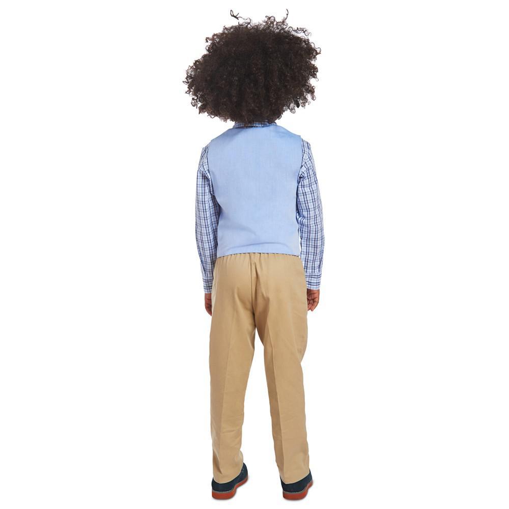 商品Nautica|Little Boys 4-Pc. Twill Vest Set,价格¥239,第4张图片详细描述