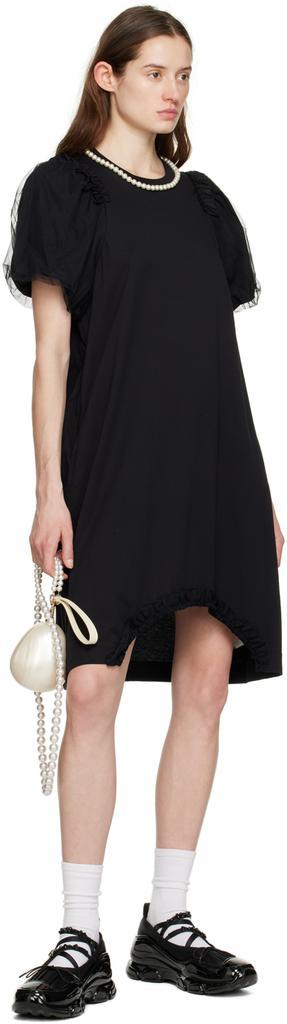 商品Simone Rocha|Black Ruffle Midi Dress,价格¥4416,第6张图片详细描述