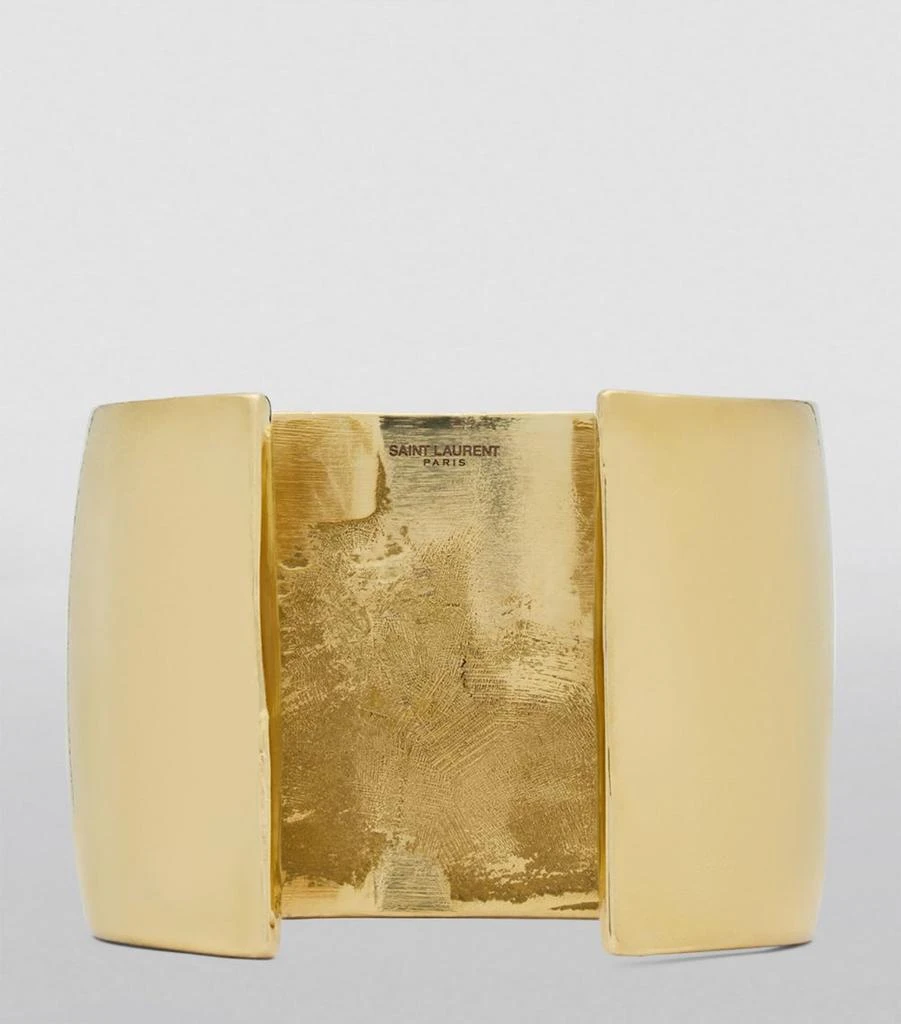 商品Yves Saint Laurent|Gold-Tone Cabochon Bangle,价格¥11541,第3张图片详细描述