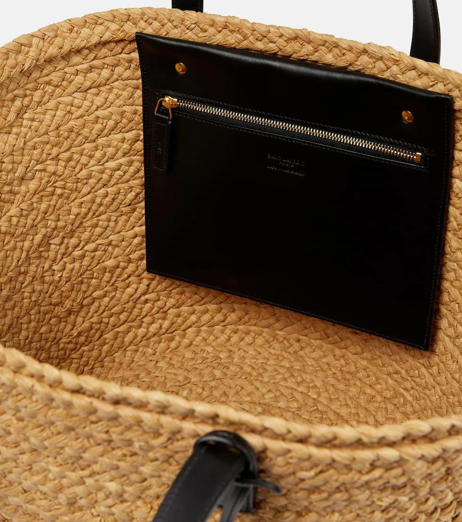 商品Yves Saint Laurent|Panier M号酒椰叶纤维托特包,价格¥9490,第3张图片详细描述