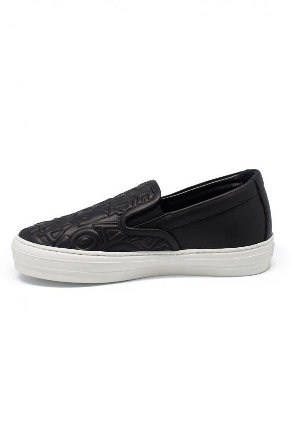 商品Salvatore Ferragamo|Leather slip-on - Shoe size: 35,5,价格¥1793,第5张图片详细描述