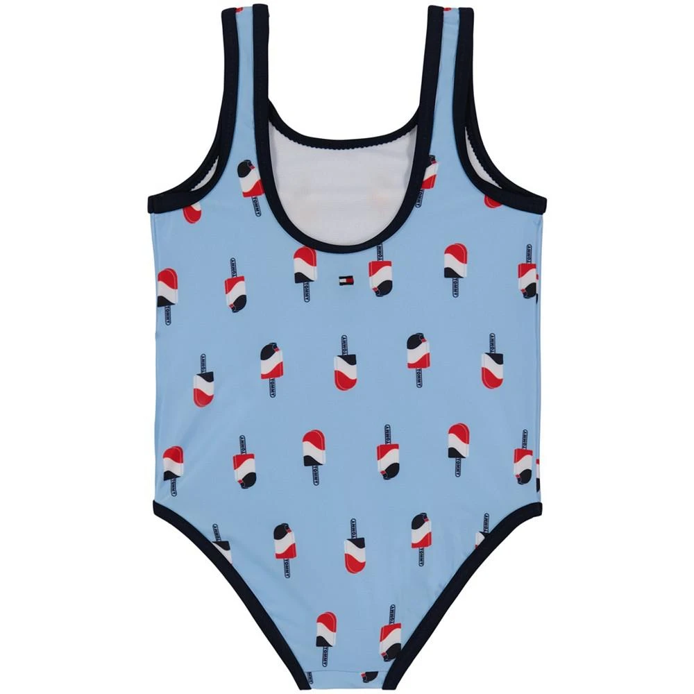商品Tommy Hilfiger|Baby Girls Americana Popsicle One Piece Swimsuit,价格¥85,第2张图片详细描述