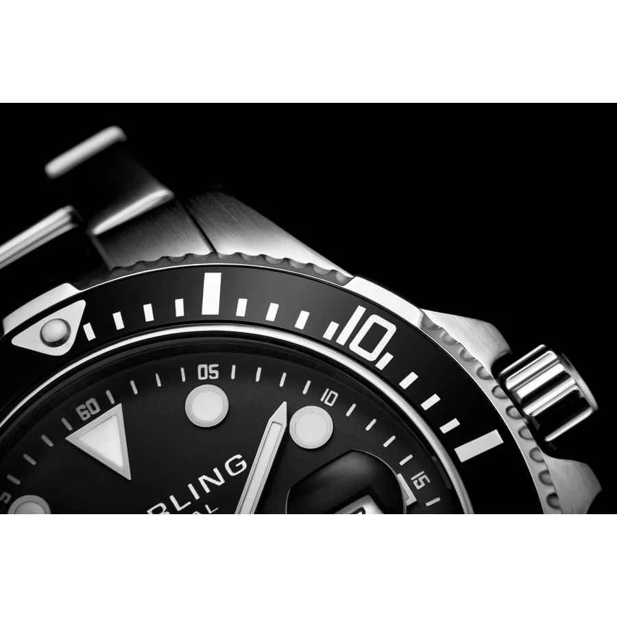 商品Stuhrling Original|Aquadiver Quartz Black Dial Men's Watch M17118,价格¥1004,第2张图片详细描述