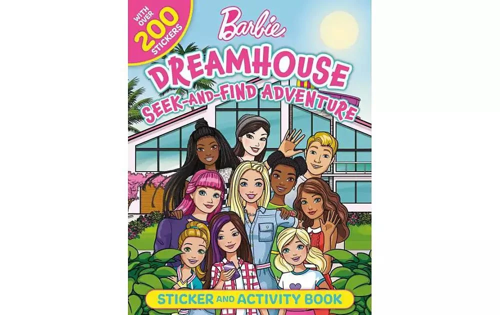商品Barnes & Noble|Barbie Dreamhouse Seek-and-Find Adventure: 100% officially Licensed by Mattel, Sticker & Activity Book For Kids Ages 4 to 8 by Mattel,价格¥67,第1张图片