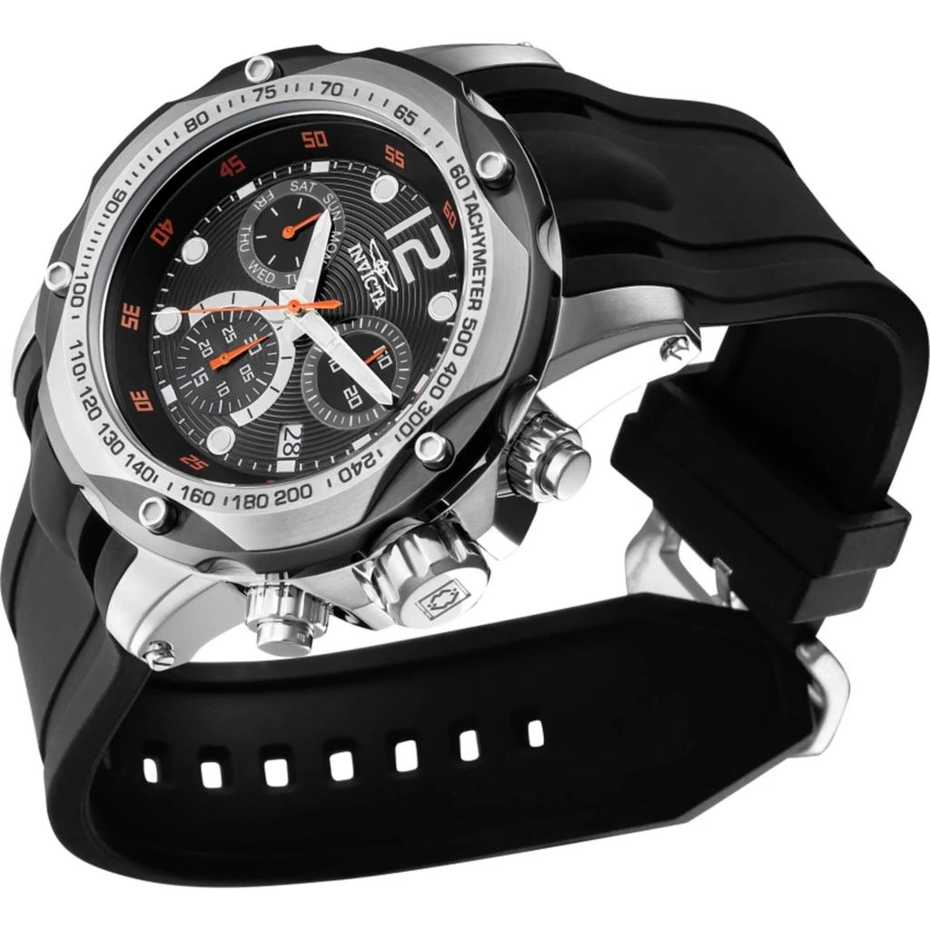商品Invicta|Invicta Men's Watch - Speedway Chronograph Black Dial Silicone Rubber Strap | 39727,价格¥730,第2张图片详细描述