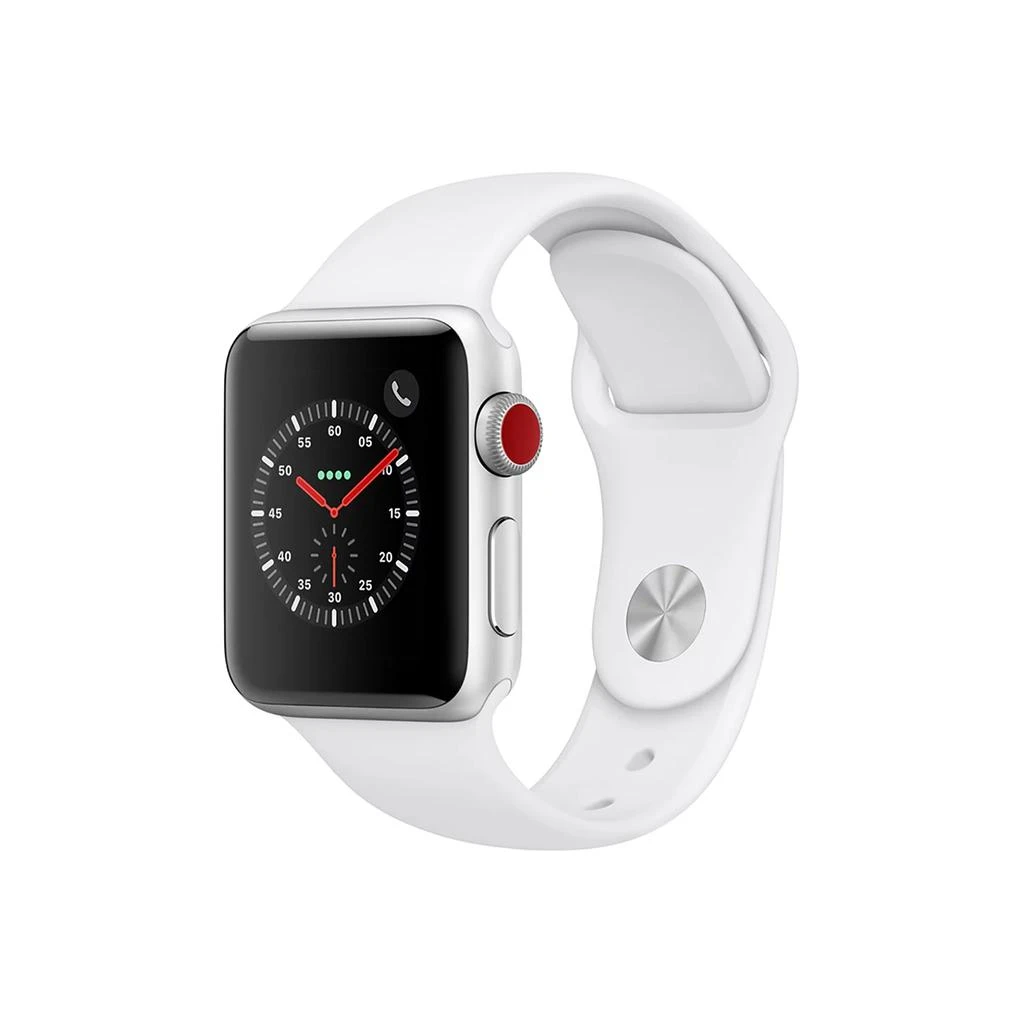 商品Apple|Apple Watch Series 3 GPS + Cellular Space Gray Aluminum Case with Black Sport Band (Choose Size)表,价格¥2449,第1张图片详细描述