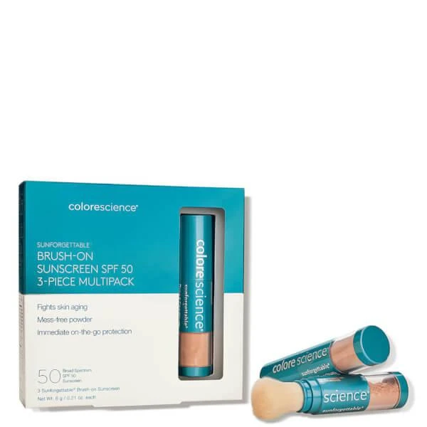 商品Colorescience|Colorescience Sunforgettable Total Protection Brush-On Shield SPF 50 Multipack 3 count,价格¥894,第1张图片详细描述