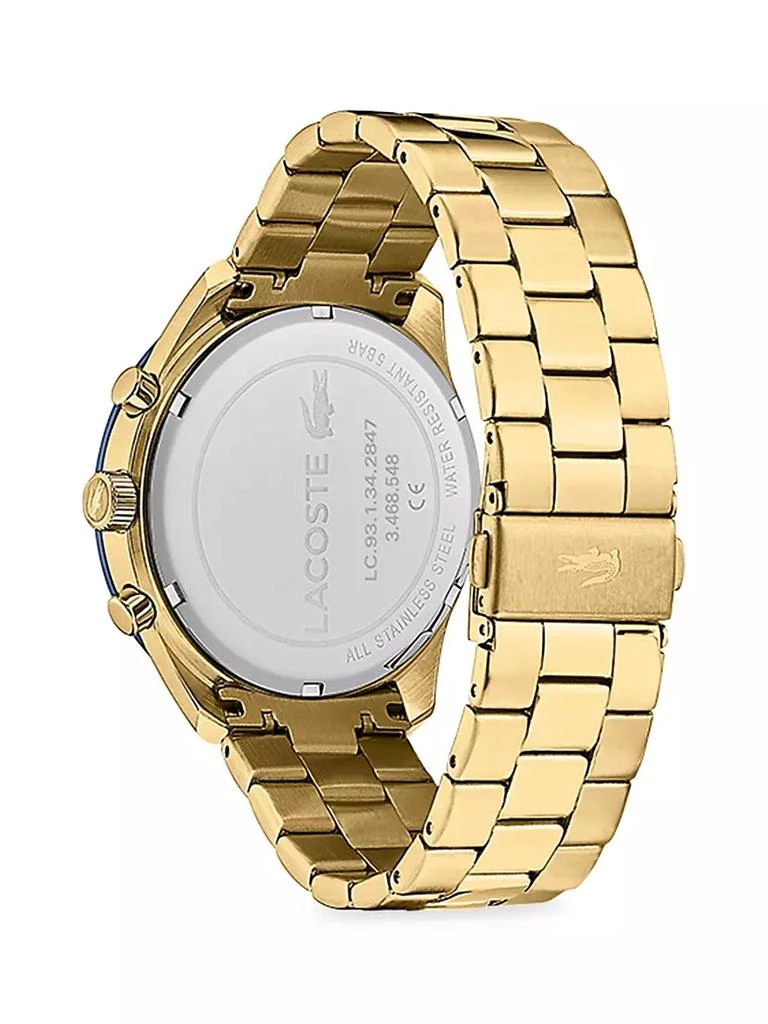 商品Lacoste|Boston Gold Plated Chronograph Bracelet Watch,价格¥1674,第3张图片详细描述