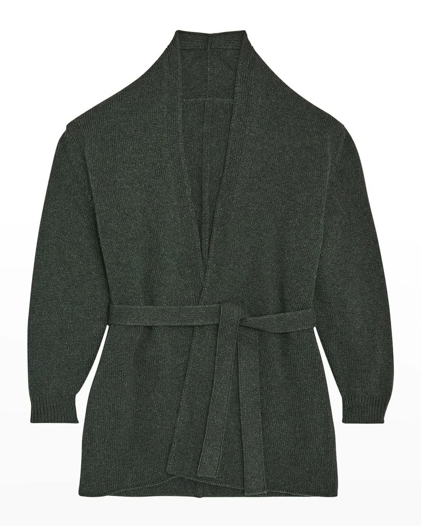 商品The Row|Girl's Belted Solid Cashmere Cardigan, Size 2-10,价格¥1903,第1张图片