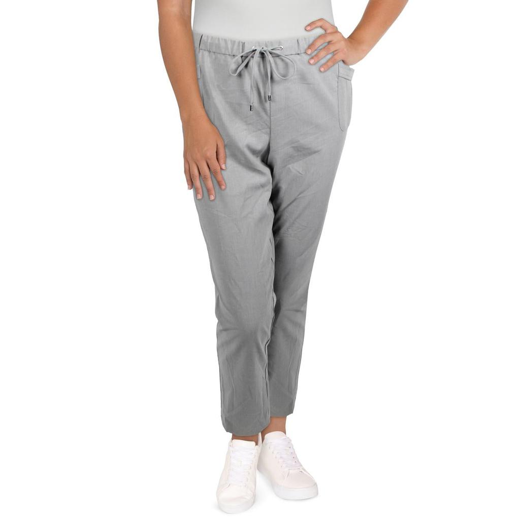Calvin Klein Womens Heathered Stretch Dress Pants商品第1张图片规格展示