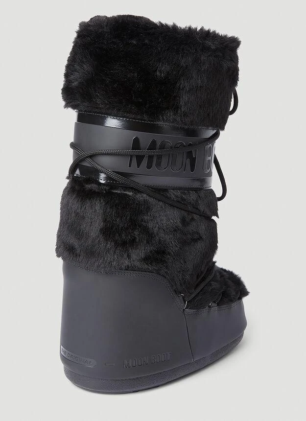 Icon Faux Fur Snow Boots in Black 商品