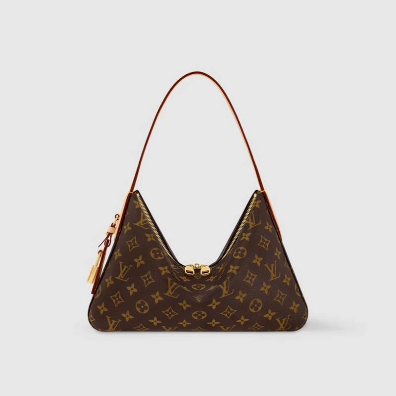 商品Louis Vuitton|【预售3-7天】LV/路易威登 女士棕色老花帆布/牛皮手提包,价格¥20477,第4张图片详细描述