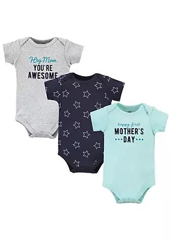 商品Hudson|Baby Hudson Baby Infant Boy Cotton Bodysuits Boy Mothers Day,价格¥112,第1张图片
