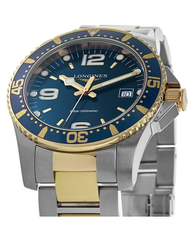 商品Longines|Longines HydroConquest Quartz Blue Dial Men's Watch L3.740.3.96.7,价格¥7499,第3张图片详细描述