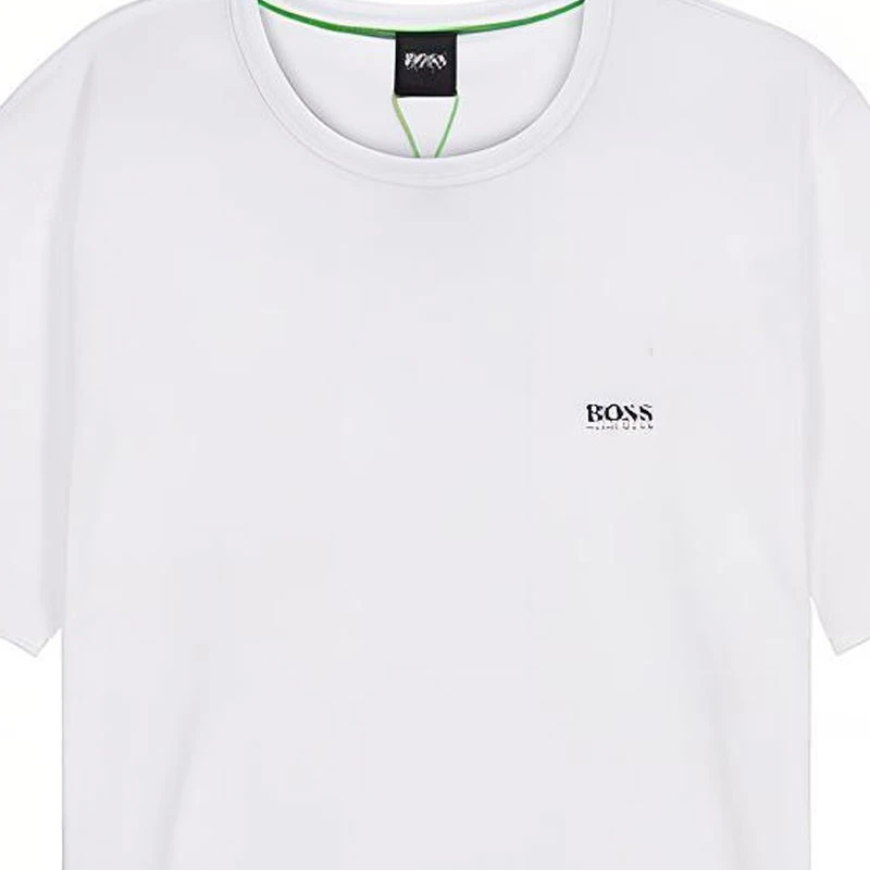 商品[国内直发] Hugo Boss|SS21 棉质纯色圆领短袖T恤 男款 白色,价格¥384,第4张图片详细描述