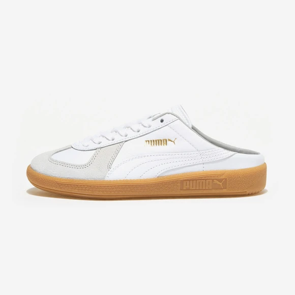 商品Puma|【Brilliant|包邮包税】彪马 Puma Army Trainer Mule  运动鞋 无带 半拖  PKI38782401 Puma White-Gray Violet-Gum,价格¥239,第1张图片