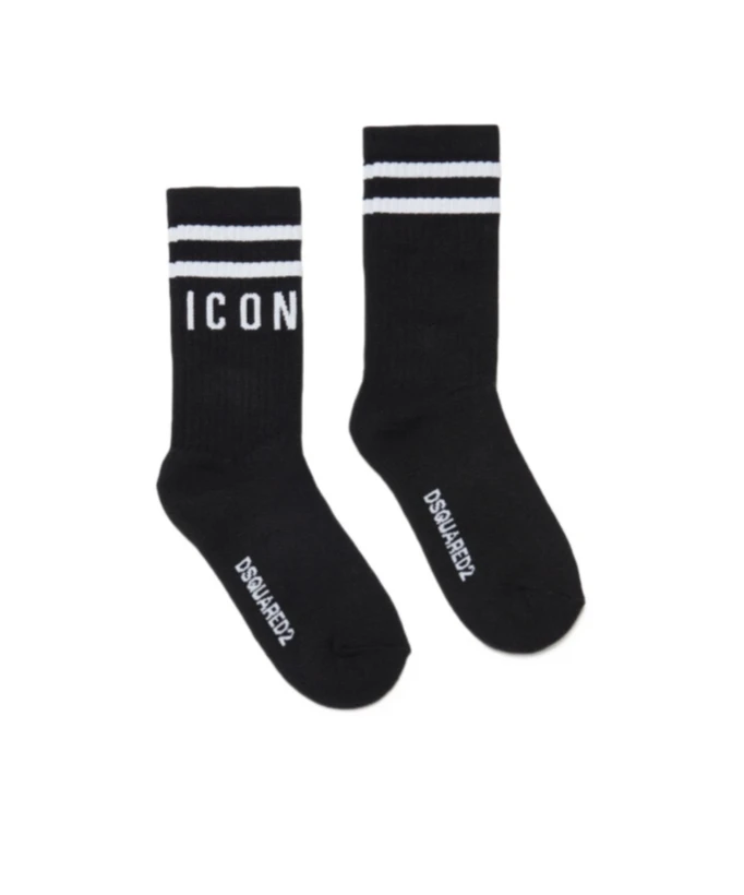 商品【商品预售7天】 DSQUARED2|DSQUARED2 男童袜子 DQ1035D00WIDQ900 黑色,价格¥688,第1张图片
