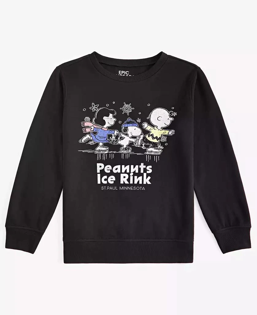 商品Epic Threads|Little & Big Boys Peanuts Ice Rink Graphic Sweatshirt, Exclusively at Macy's,价格¥174,第1张图片