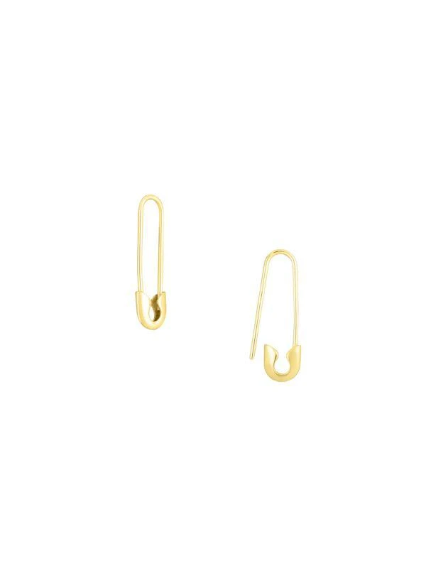 商品Saks Fifth Avenue|14K Yellow Gold Safety Pin Earrings,价格¥1437,第1张图片