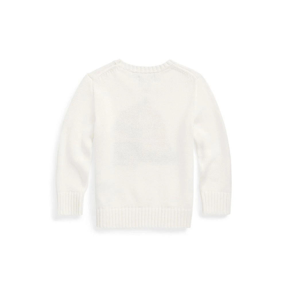 商品Ralph Lauren|Toddler and Little Boys Sailboat Cotton Long Sleeve Sweater,价格¥351,第3张图片详细描述