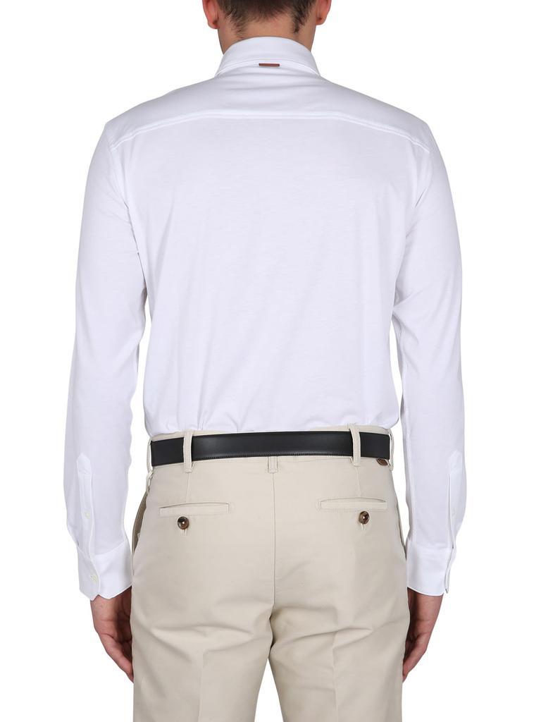 商品Zegna|Ermenegildo Zegna Jersey Shirt,价格¥3080,第4张图片详细描述