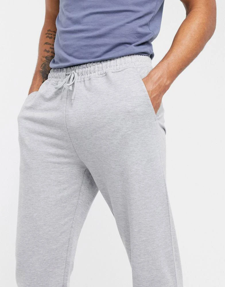 商品ASOS|ASOS 4505 icon training joggers with tapered fit in grey marl,价格¥224,第3张图片详细描述