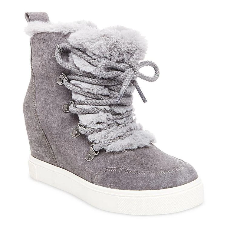 商品Steve Madden|Women's Lift Lace-Up Wedge Sneakers,价格¥259,第2张图片详细描述