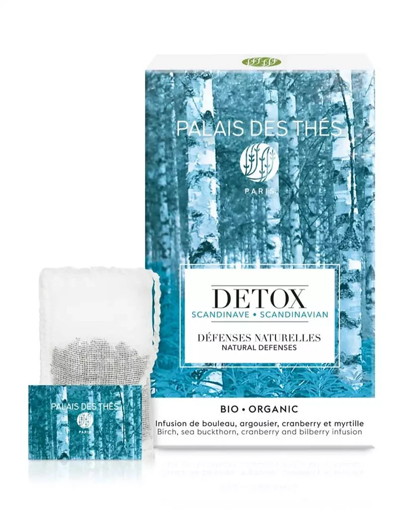 商品Palais des Thés|Scandinavian Detox Natural Defenses Box, Pack of 20 Tea Bags,价格¥135,第1张图片