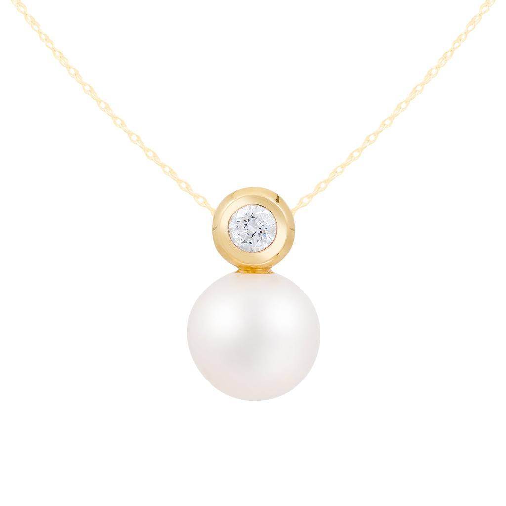 商品Splendid Pearls|14k Yellow Gold 8-8.5mm Pearl Earrings,价格¥3610,第1张图片