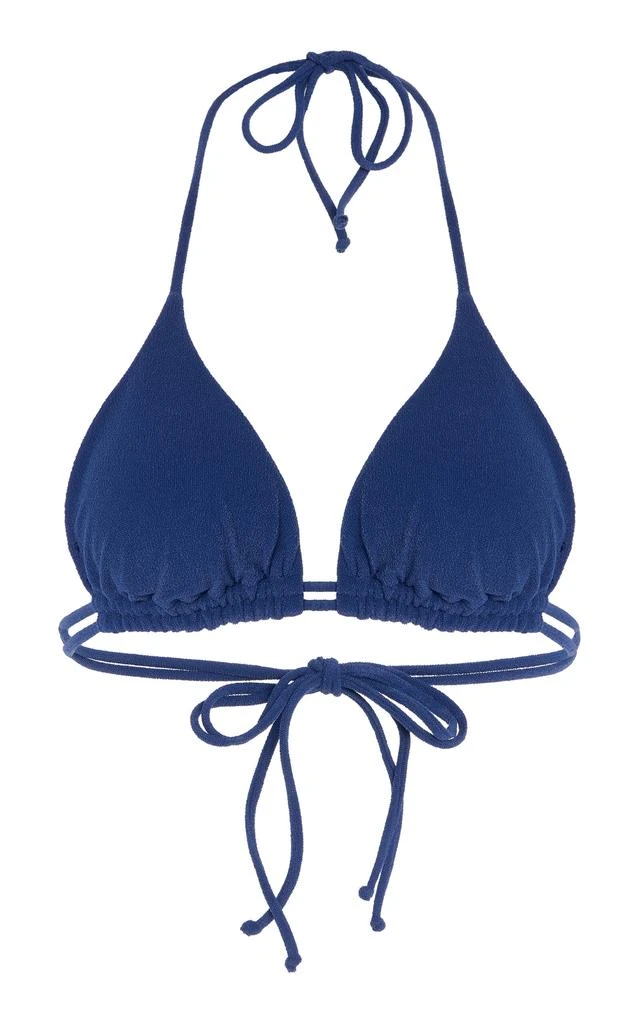 商品Oas|Oas - Exclusive Riviera Starry Azzurra Knit Bikini Top - Blue - XS - Moda Operandi,价格¥669,第1张图片