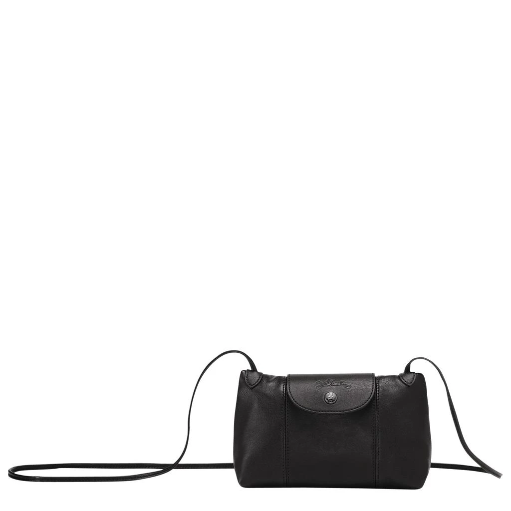 商品Longchamp|Crossbody bag Le Pliage Cuir Black (L1061757001),价格¥1532,第1张图片