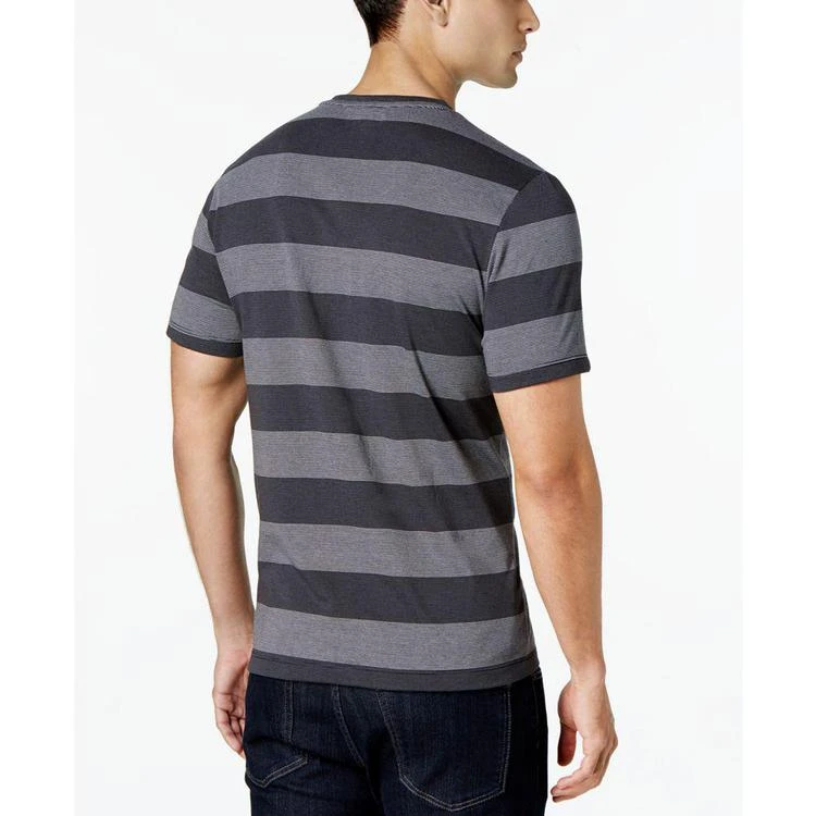 商品Alfani|Men's Wide Striped V-Neck T-Shirt, Created for Macy's,价格¥83,第5张图片详细描述