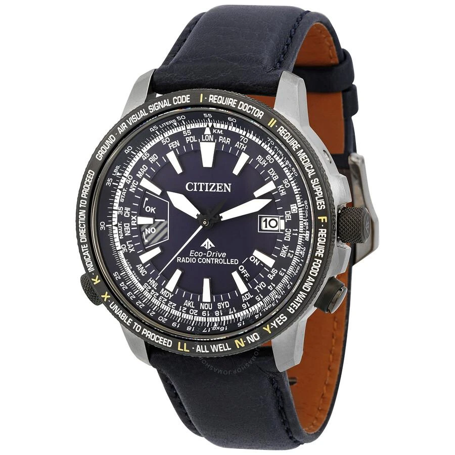 商品Citizen|Promaster Perpetual World Time Blue Dial Men's Watch CB0204-14L,价格¥3212,第1张图片