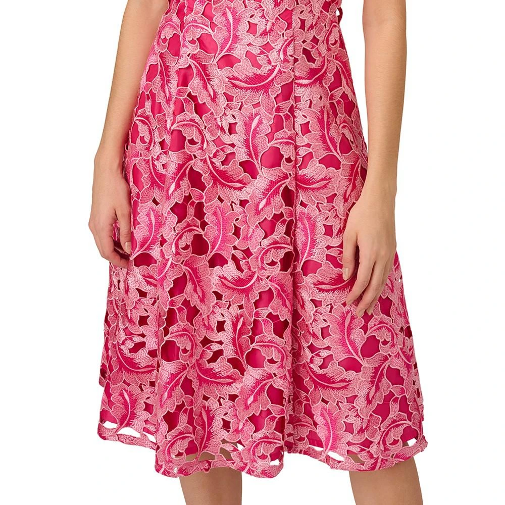 商品Adrianna Papell|Women's Embroidered Fit & Flare Dress,价格¥1714,第4张图片详细描述