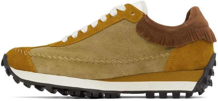 商品VisVim|Yellow & Brown Walpi Runner Sneakers,价格¥4524,第3张图片详细描述