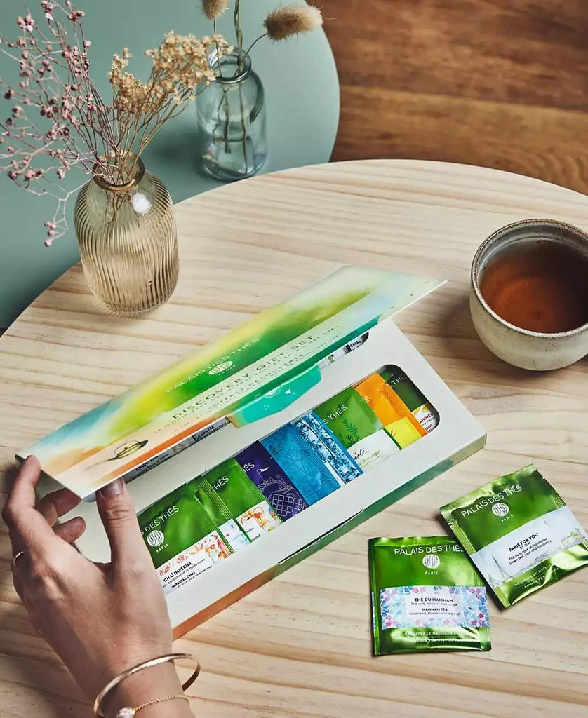 商品Palais des Thés|Best-Selling Tea Bags Assortment Holiday Gift Set, 18 Tea bags,价格¥209,第4张图片详细描述