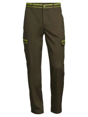 商品Valentino|Contrast Stripe High Waist Cargo Pants,价格¥2063,第3张图片详细描述